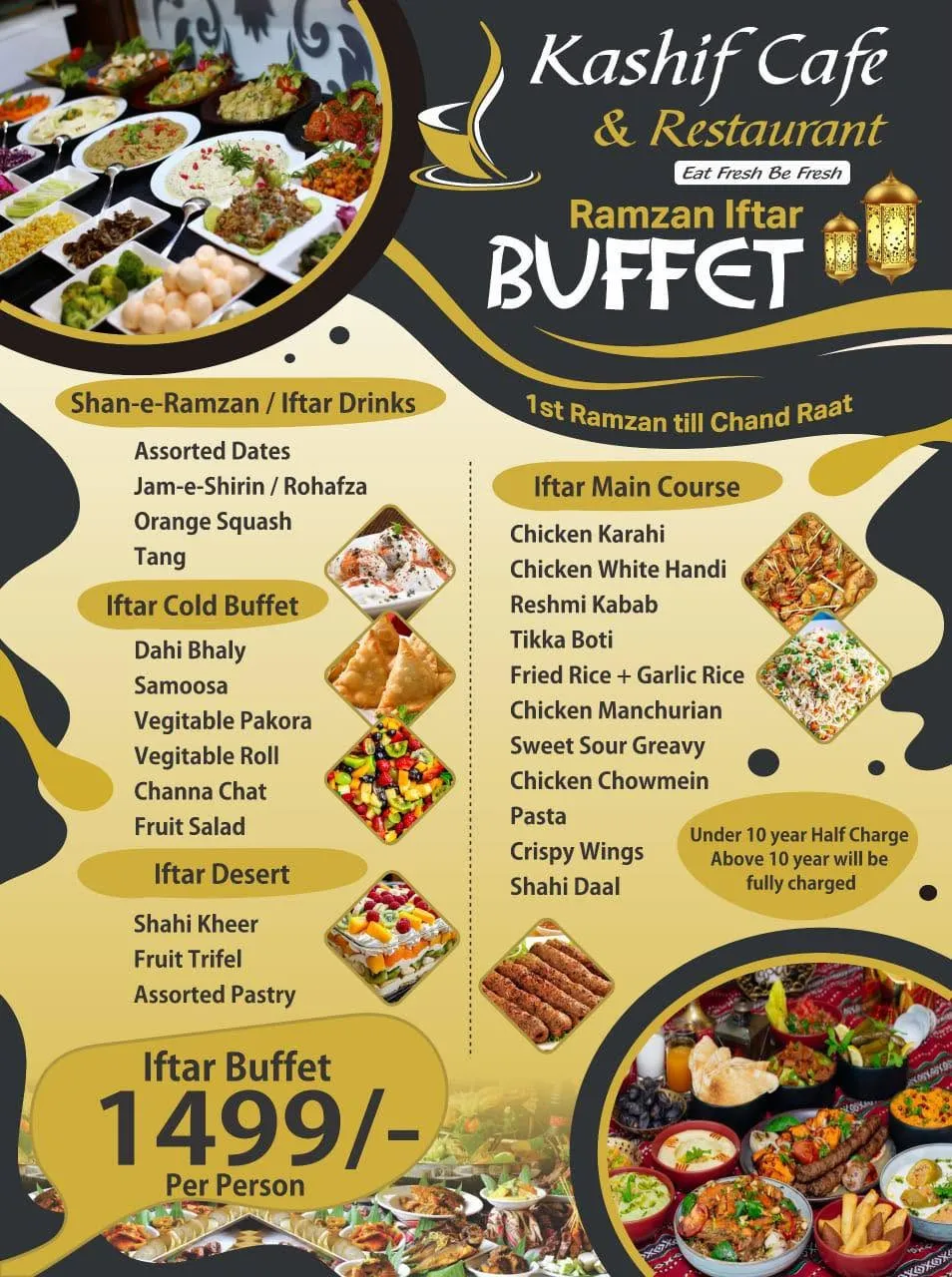 Kashif Cafe & Restaurant menu