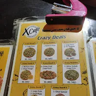 Xcafe D.G. Khan menu