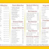 Pizza Mexx & Mexx Bar D.G.Khan menu