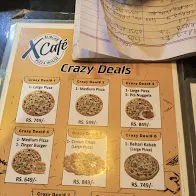 Xcafe D.G. Khan menu