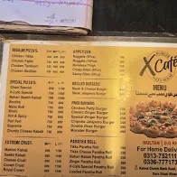 Xcafe D.G. Khan menu