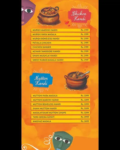 Peeru's Cafe menu