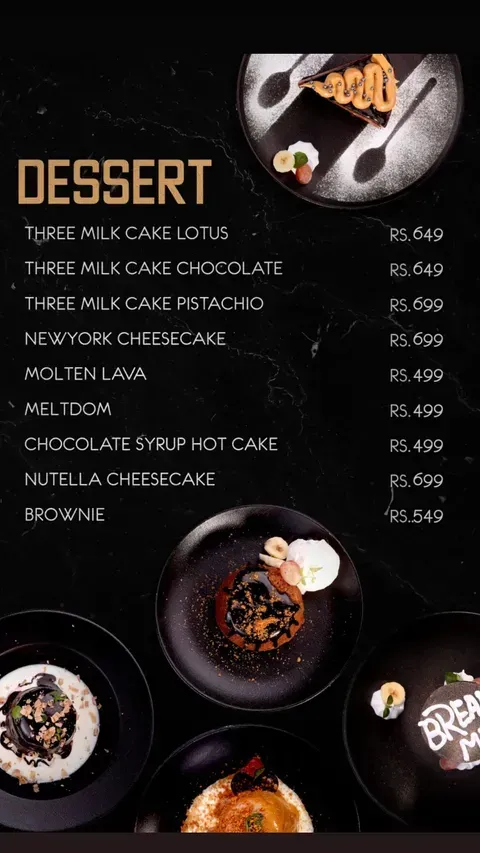 The Sicilian menu