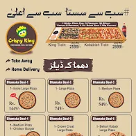 Crispy King D.G Khan menu