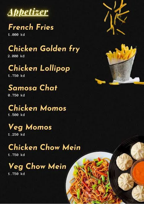Lahore Shahi Qila Restaurant menu
