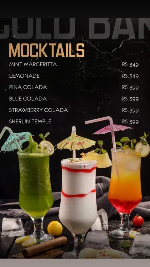 The Sicilian menu