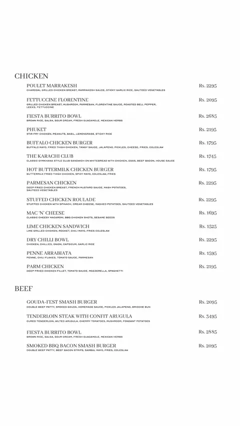 Dahlia Nursery + Cafe menu