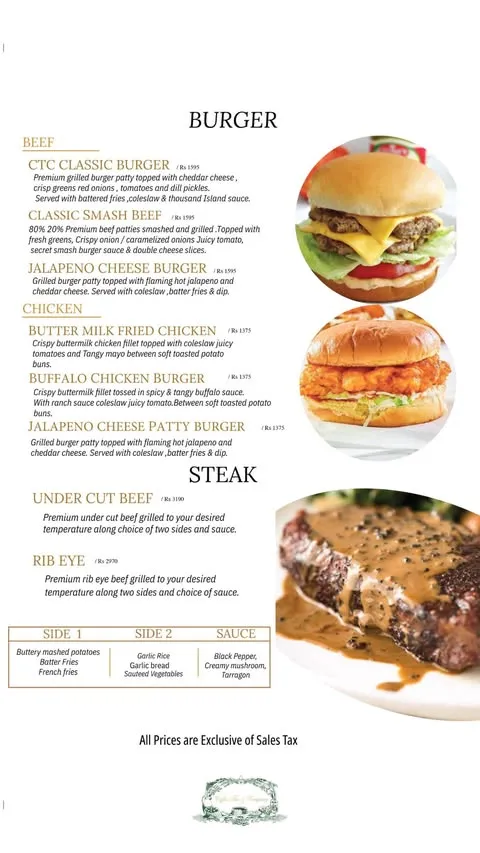 Coffee Tea & Company menu