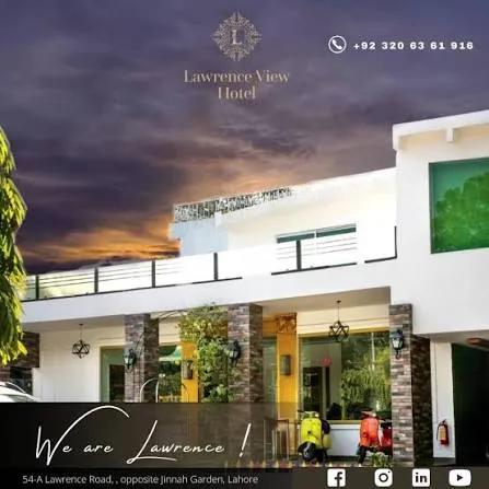 Lawrence View Hotel, Lahore menu