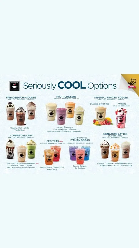 Second Cup Johar Town menu