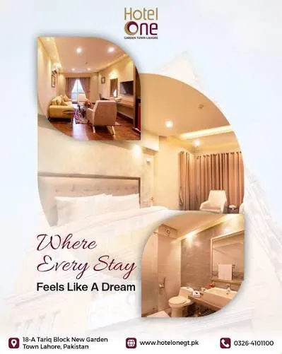 Hotel One Garden Town Lahore menu