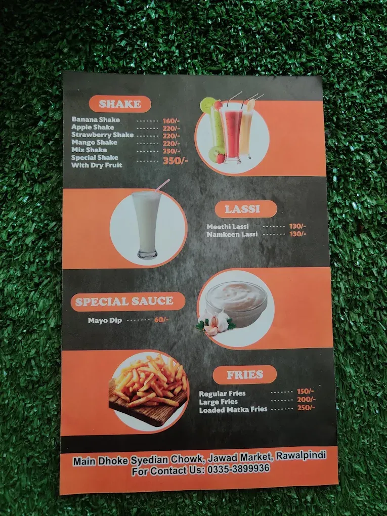 D' Chaaye Cafe menu