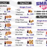Smash Eats menu