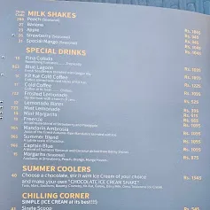 The Monal Islamabad menu