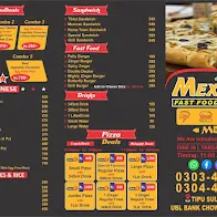 Mexican Fast Food & Chinese menu