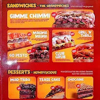 Howdy Multan menu