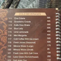 Tandoori Restaurant F10 menu