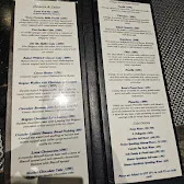 Street 1 Cafe menu