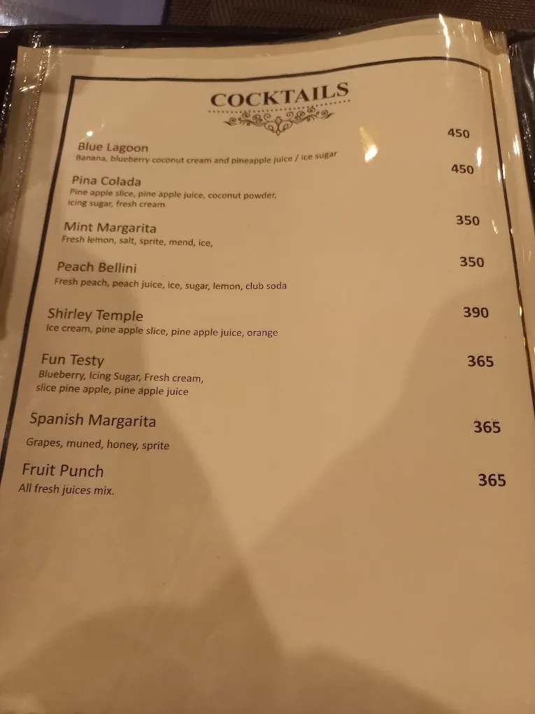 De Patisserie Club menu