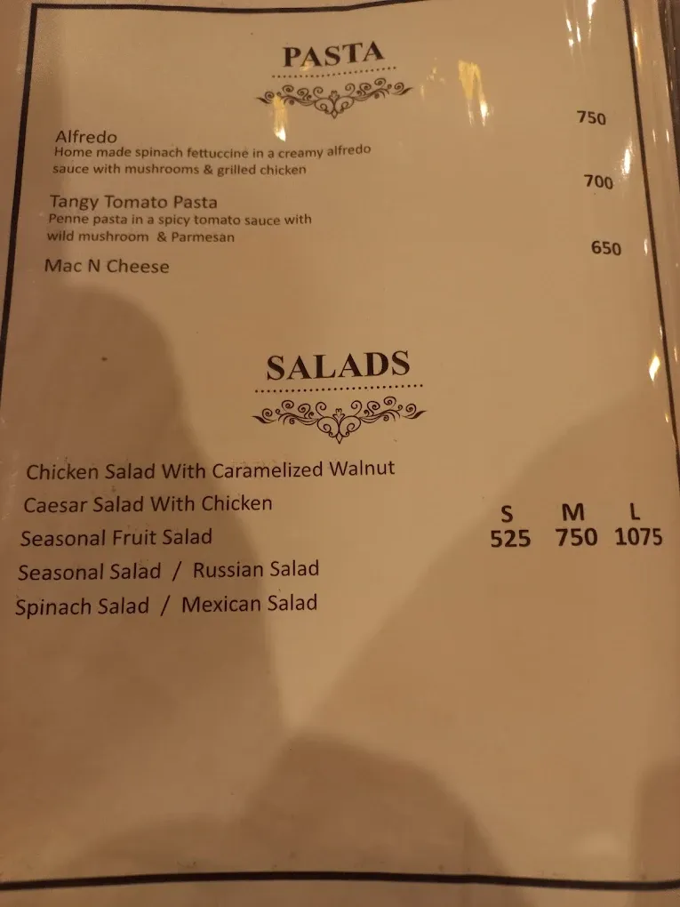 De Patisserie Club menu