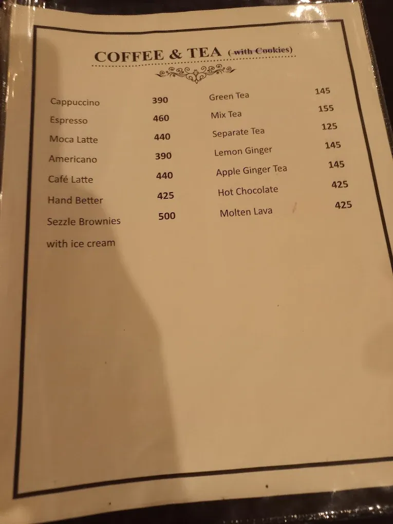 De Patisserie Club menu