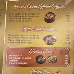 Bismillah Tikka & Chargha House menu