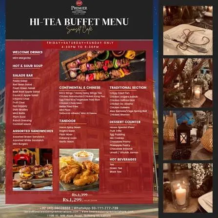 Best Western Premier Islamabad menu