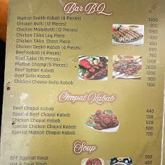 Bismillah Tikka & Chargha House menu