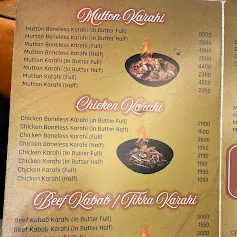 Bismillah Tikka & Chargha House menu