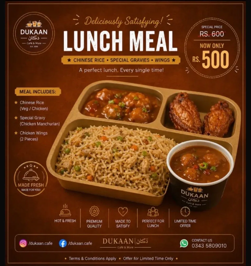 Dukaan Cafe & More menu