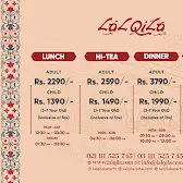 LalQila Restaurant Karachi menu