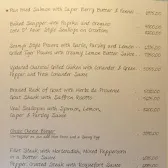 Okra Restaurant menu