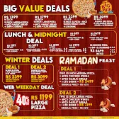 The Big Pizza - Sharfabad menu