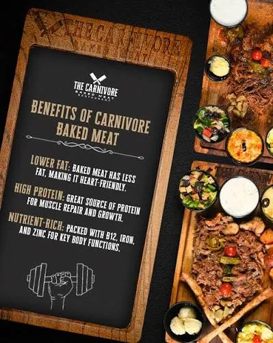 The Carnivore Karachi menu