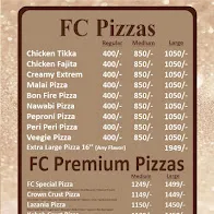 Flavour Cafe menu
