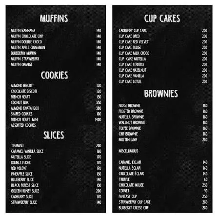 Bravo Bakery Cantt menu