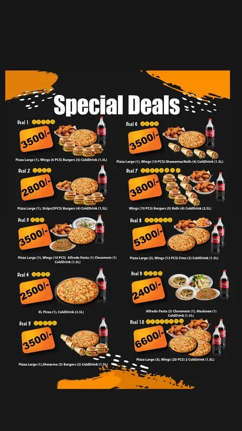 Cafe Paag menu