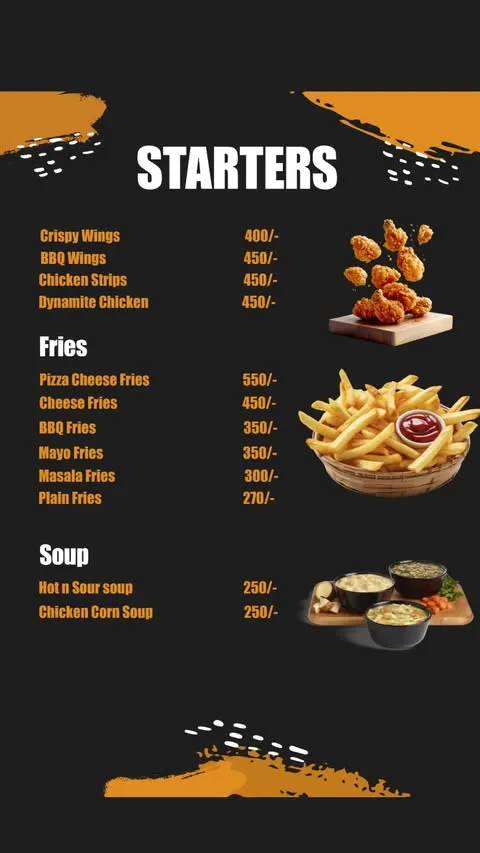 Cafe Paag menu