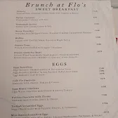 Cafe Flo menu