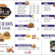 Munch box fast food menu