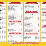Pizza Cafe dgkhan menu