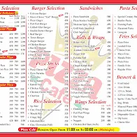 Pizza Cafe dgkhan menu