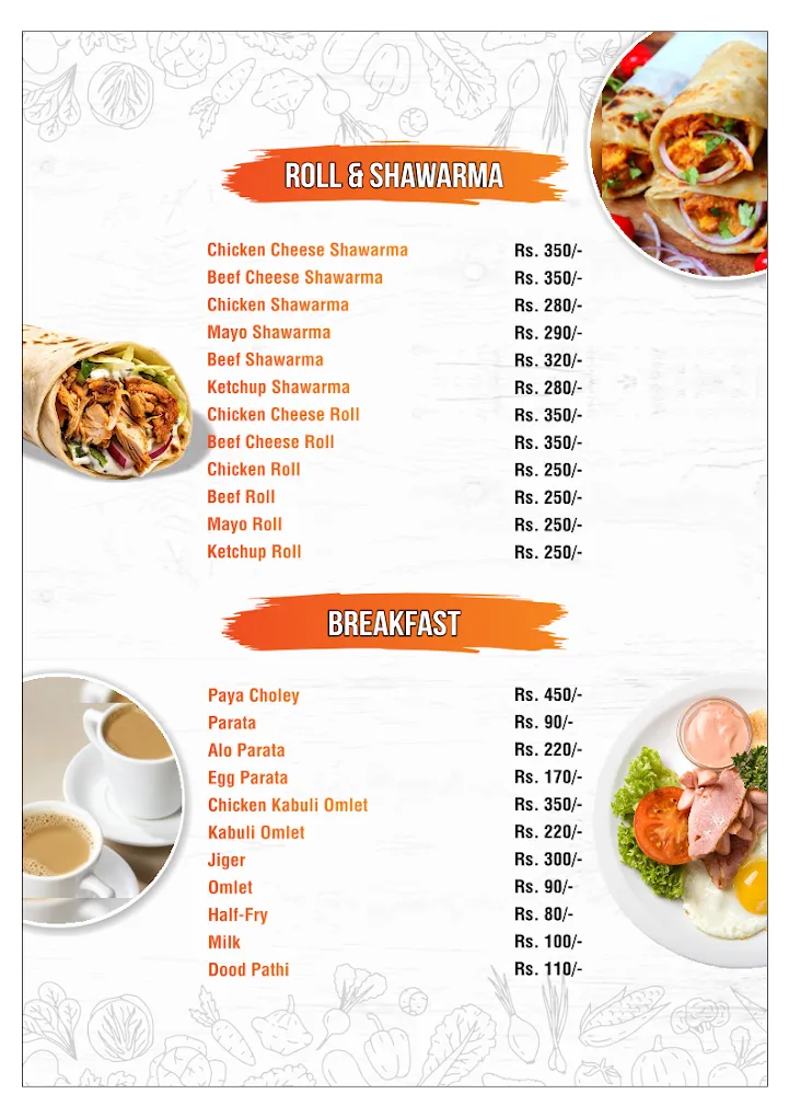 BeeHive Cafe & Restaurant menu