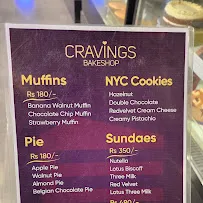 Cravings Bakeshop Multan menu