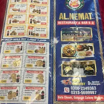 Al Nemat Restaurant and BBQ menu