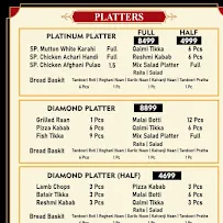 Global Village Restaurant menu