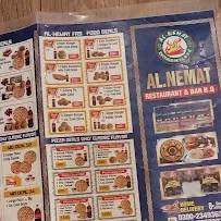 Al Nemat Restaurant and BBQ menu