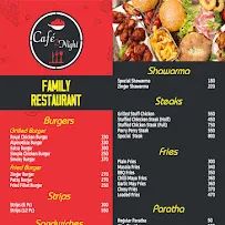 Cafe 2 Night Family Restaurant Multan menu