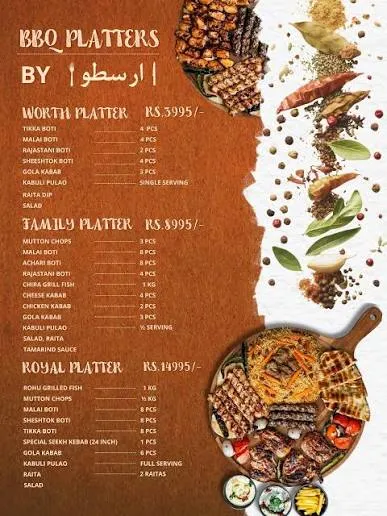 Brother's BBQ menu