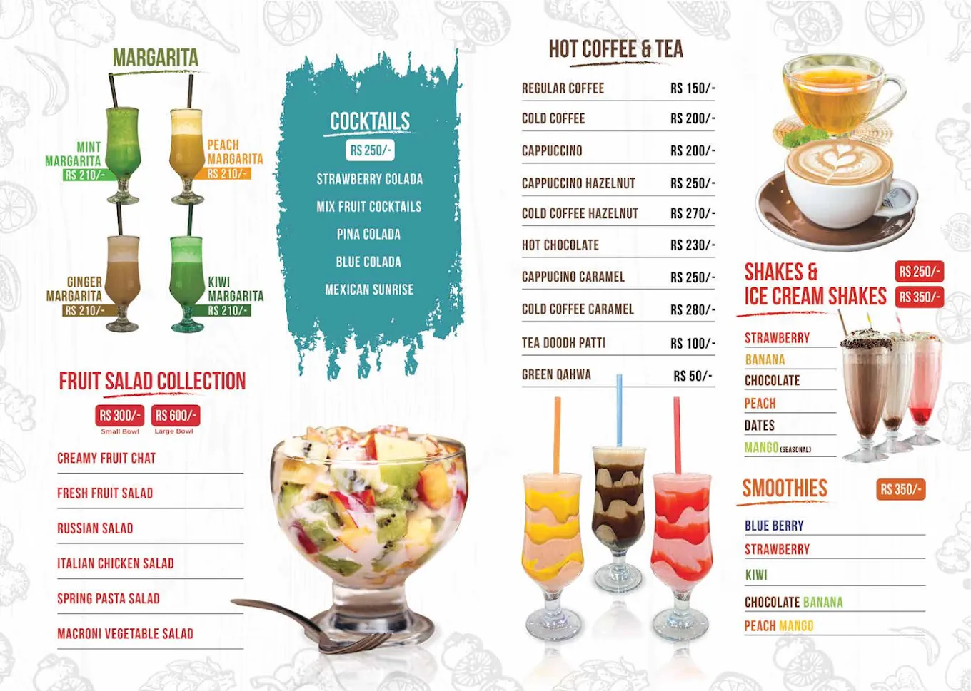 Jazeera Foods جزیرہ فوڈز menu